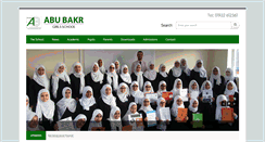 Desktop Screenshot of abubakrgirlsschool.org